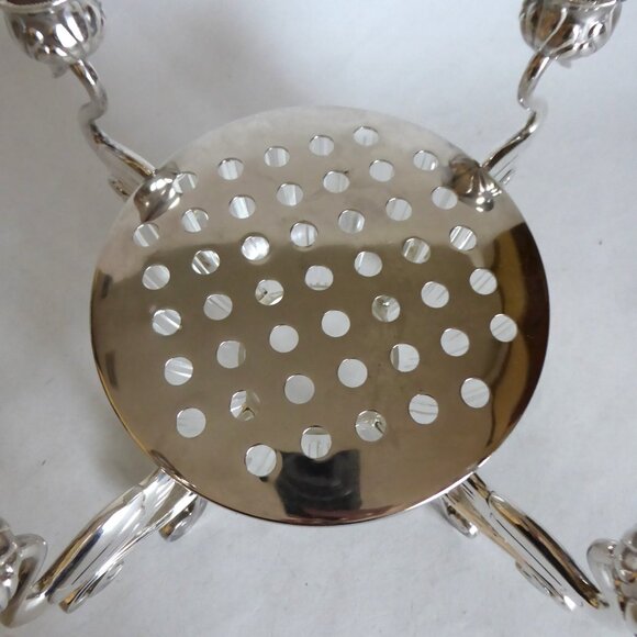 VINTAGE SILVER SWAN CANDLESTICK FLOWER HOLDER VASE CENTERPIECE BOWL - Picture 6 of 16